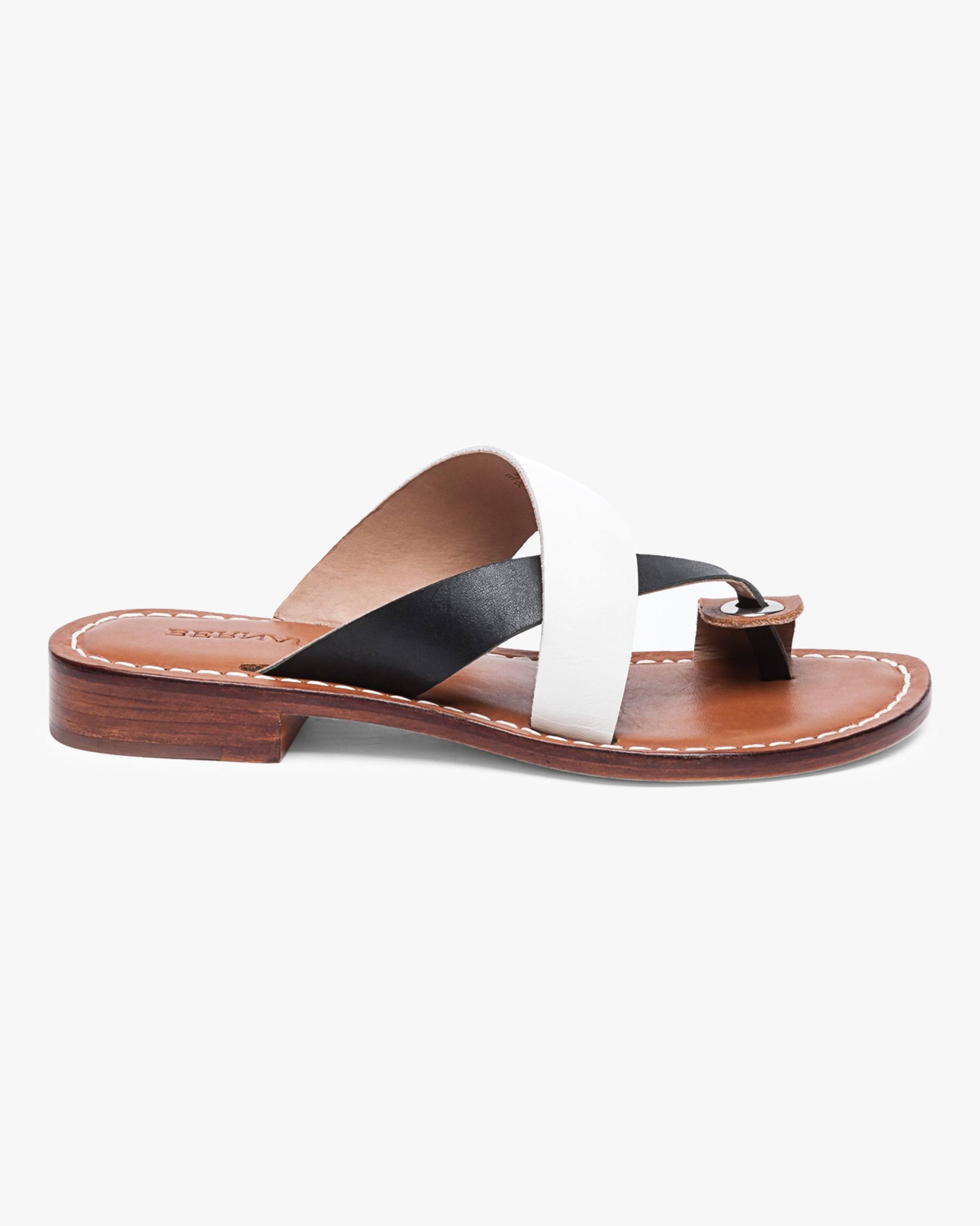 Women s Bernardo Tia Sandal Black White Size 6.5 62.21