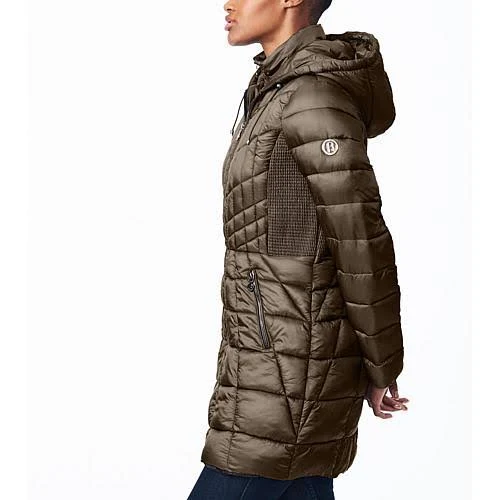 Bernardo ecoplume hooded packable jacket hotsell
